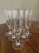 6 antique flutes from the late 19th century – Val Saint Lambert - Herbatte