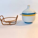 Wolf Karnagel porcelain soup bowl for Rosenthal Studio Line Germany 1970.