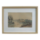 The Seine in Paris. Watercolour by Henri NOIZEUX (1871-?).