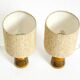 A pair of beautiful small ceramic table lamps by Cloos & Co., 1960s