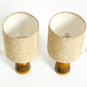 A pair of beautiful small ceramic table lamps by Cloos & Co., 1960s