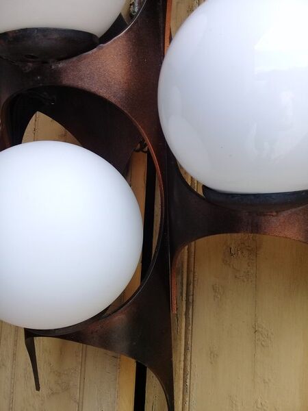 Wall lamp brutaliste applied design time 1960