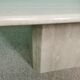 Table basse en travertin années 80