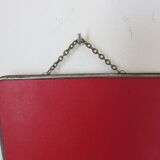 Old barber mirror with chain 50 years 60