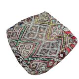 Moroccan kilim pouf 24 x 24 inch - free shipping - vintage berber kilim pouf - moroccan pouf