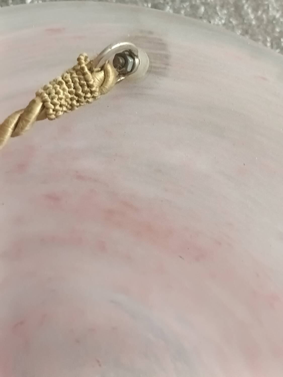 Art Deco glass paste chandelier