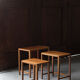 Set of 3 nesting tables in teak wood, Denmark, 1960’s