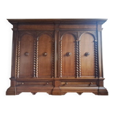 Armoire - néo-renaissance en bois massif sculpté - vente lot possible