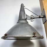 Large Vintage Industrial Aluminium Factory Wall Spotlight, 1970s
