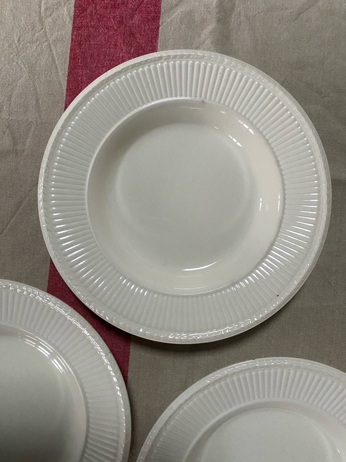 Set of 3 Wedgwood soup plates