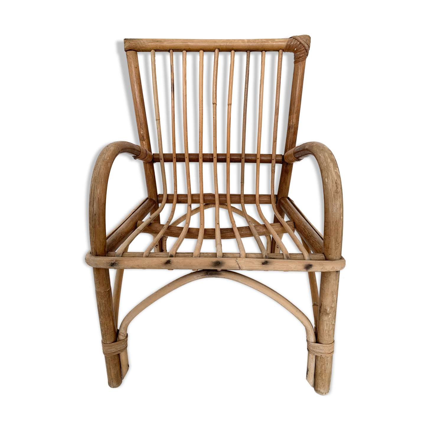 Child rattan armchair