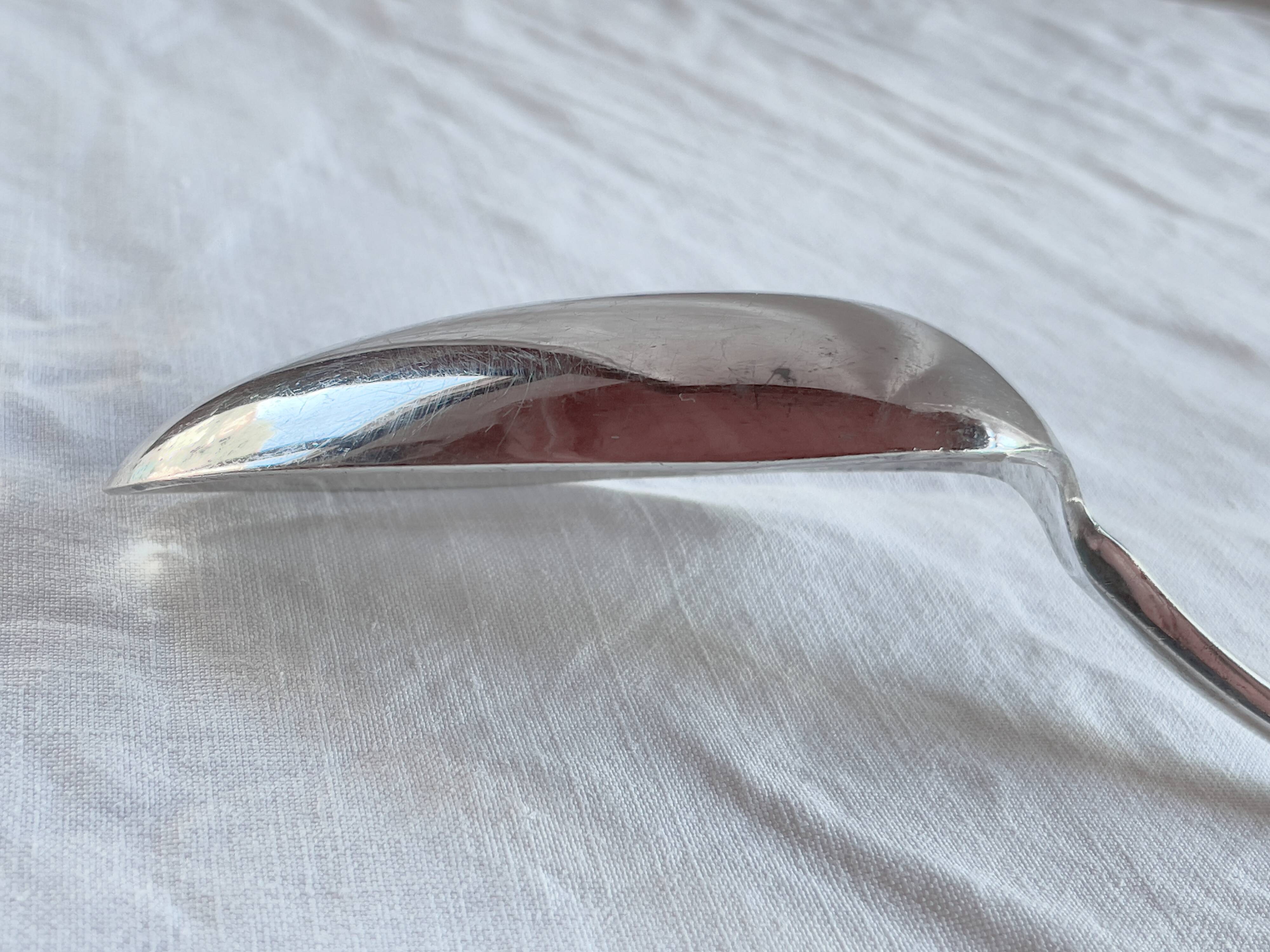 Warriss Sheffield eng 19th century large -32.5 cm- serving spoon