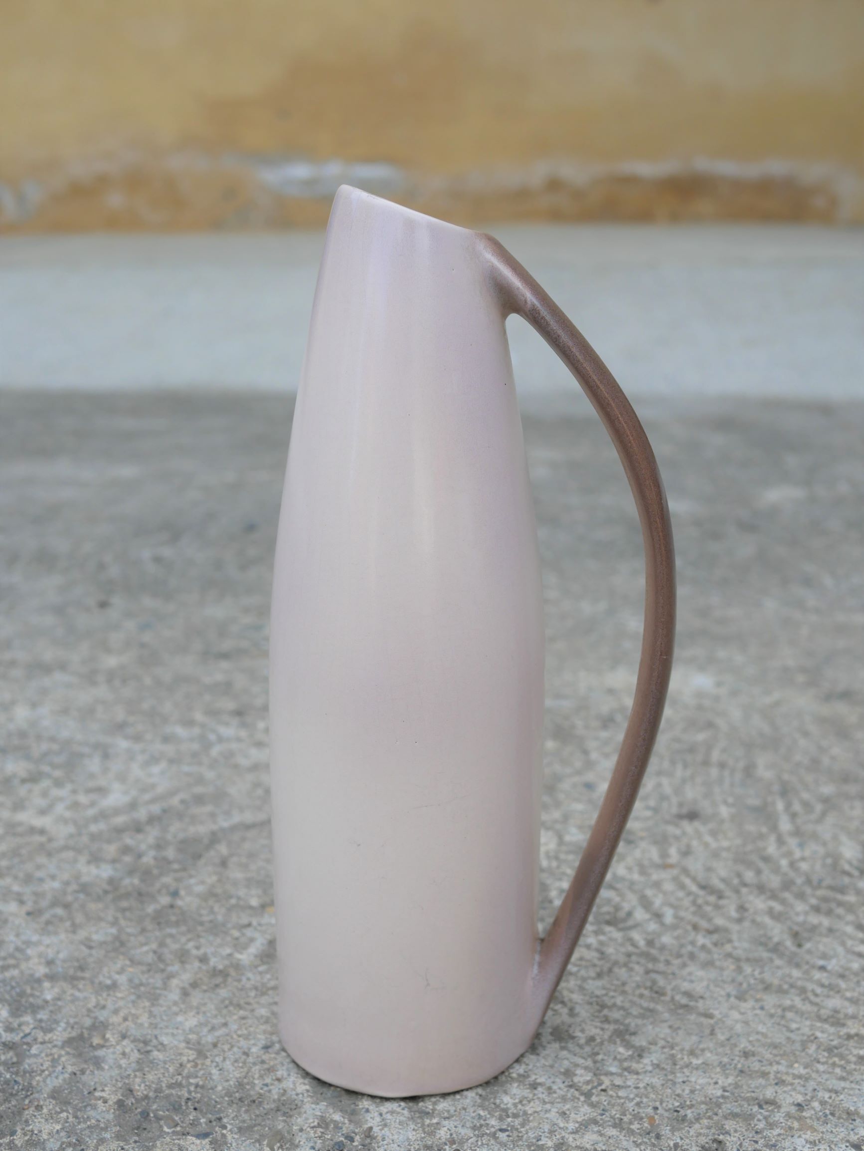 Vintage ceramic pitcher vase