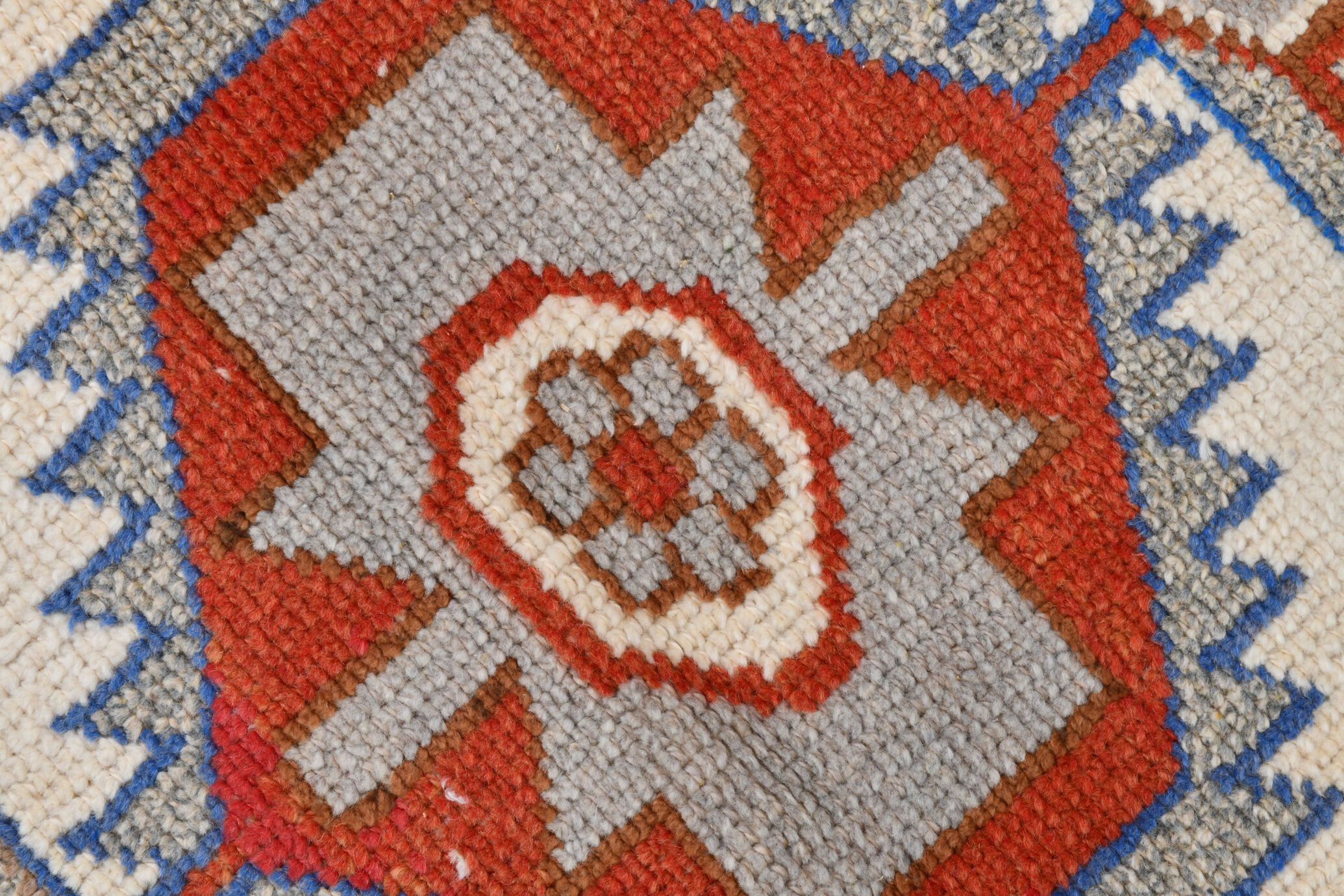 3x11 geometric oushak runner rug,97x348cm