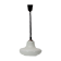 Mid-century adjustable glass pendant, 1970's