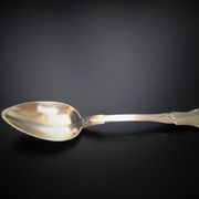 set of 12 silver dessert spoons - silversmith DOUTRE ROUSSEL - mid 19th century