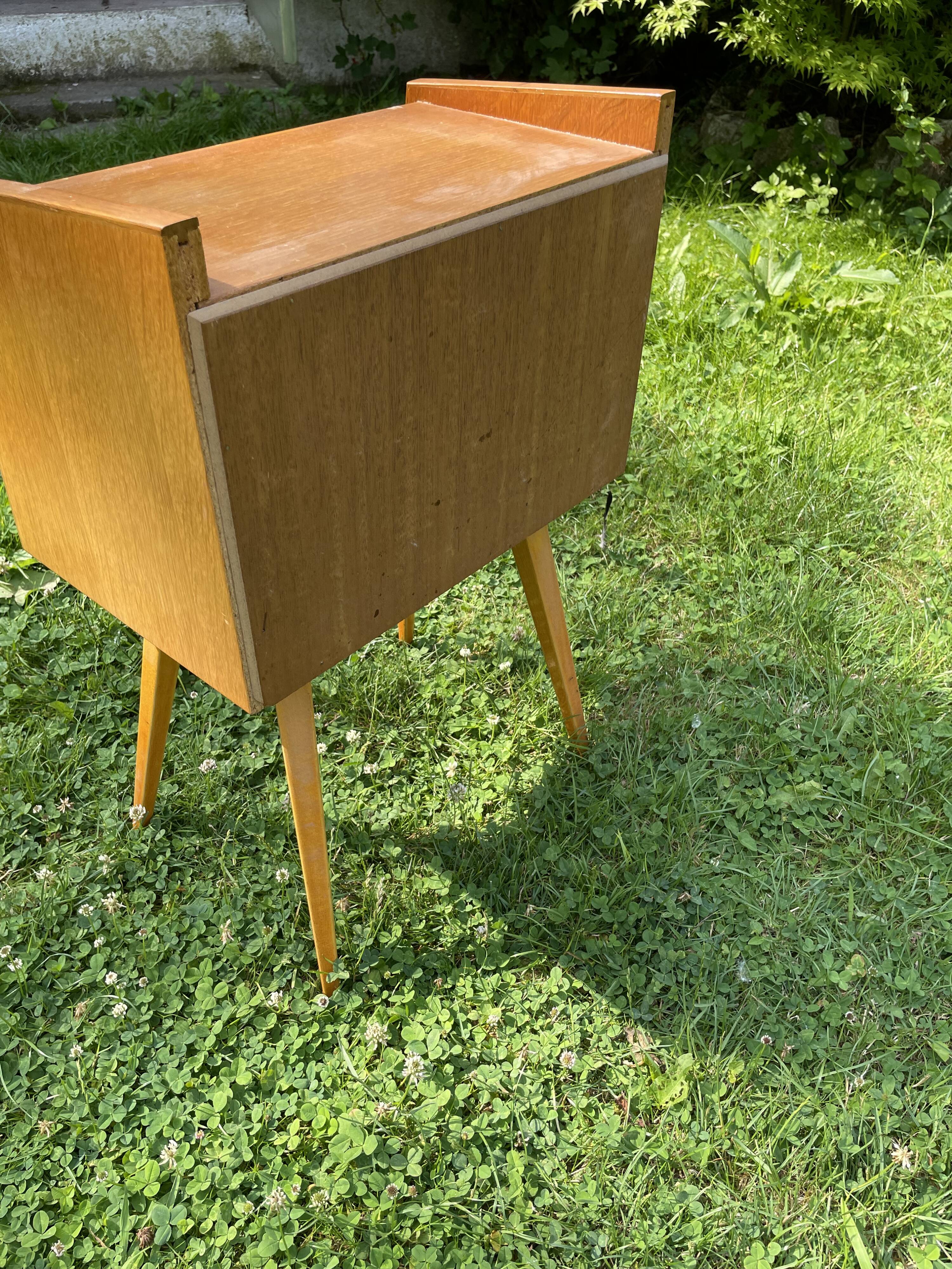 Table de chevet années 70