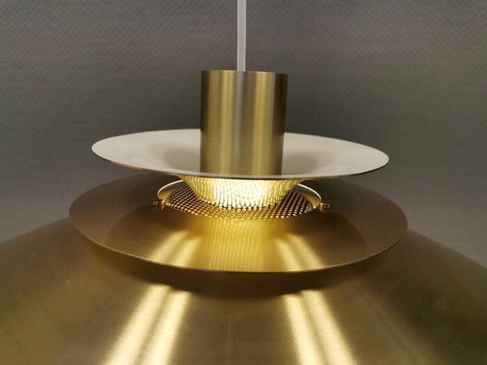 Scandinavian vintage pendant lamp by Jeka Metaltryk