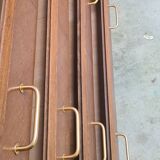 chest of drawers, chiffonier 1950 to 70, stained wood 85x87x55 very good condition