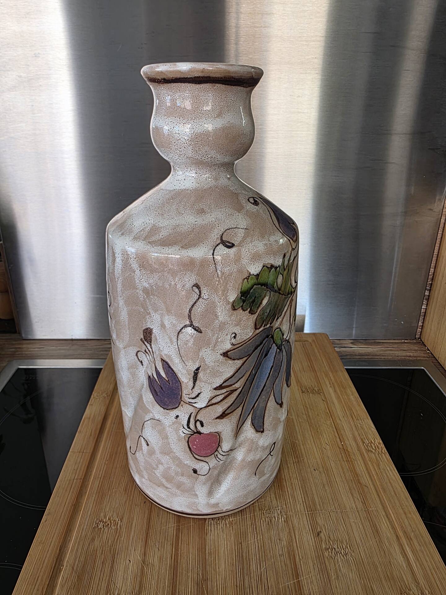 Vintage bottle vase Gunter Erhart SKK Merano / Italian ceramics