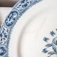 Lot 6 dessert plates François 1st SALINS Iron Earth