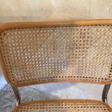 Vintage cantilever chair and chrome cantilever base