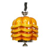 Vintage glass pendant lamp