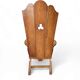 High back / monastery / rush seat armchair 1950s
