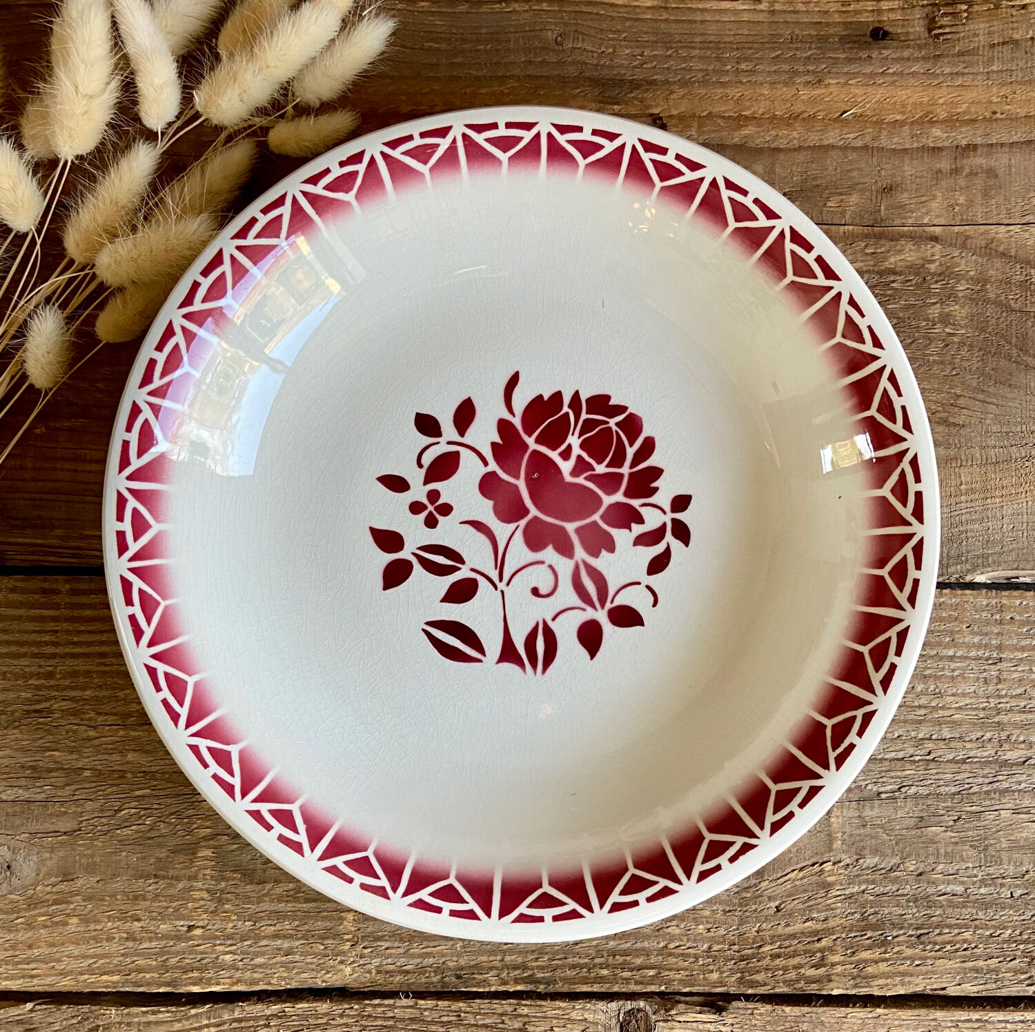 Hollow dish St Amand France