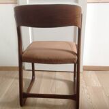 4 baumann sled chairs