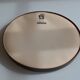 Scandinavian round mirror from the 70s brown plastic Finnmirror made in Finland