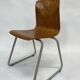 Vintage industrial chair Galvanitas 'thur-op-seat' S23