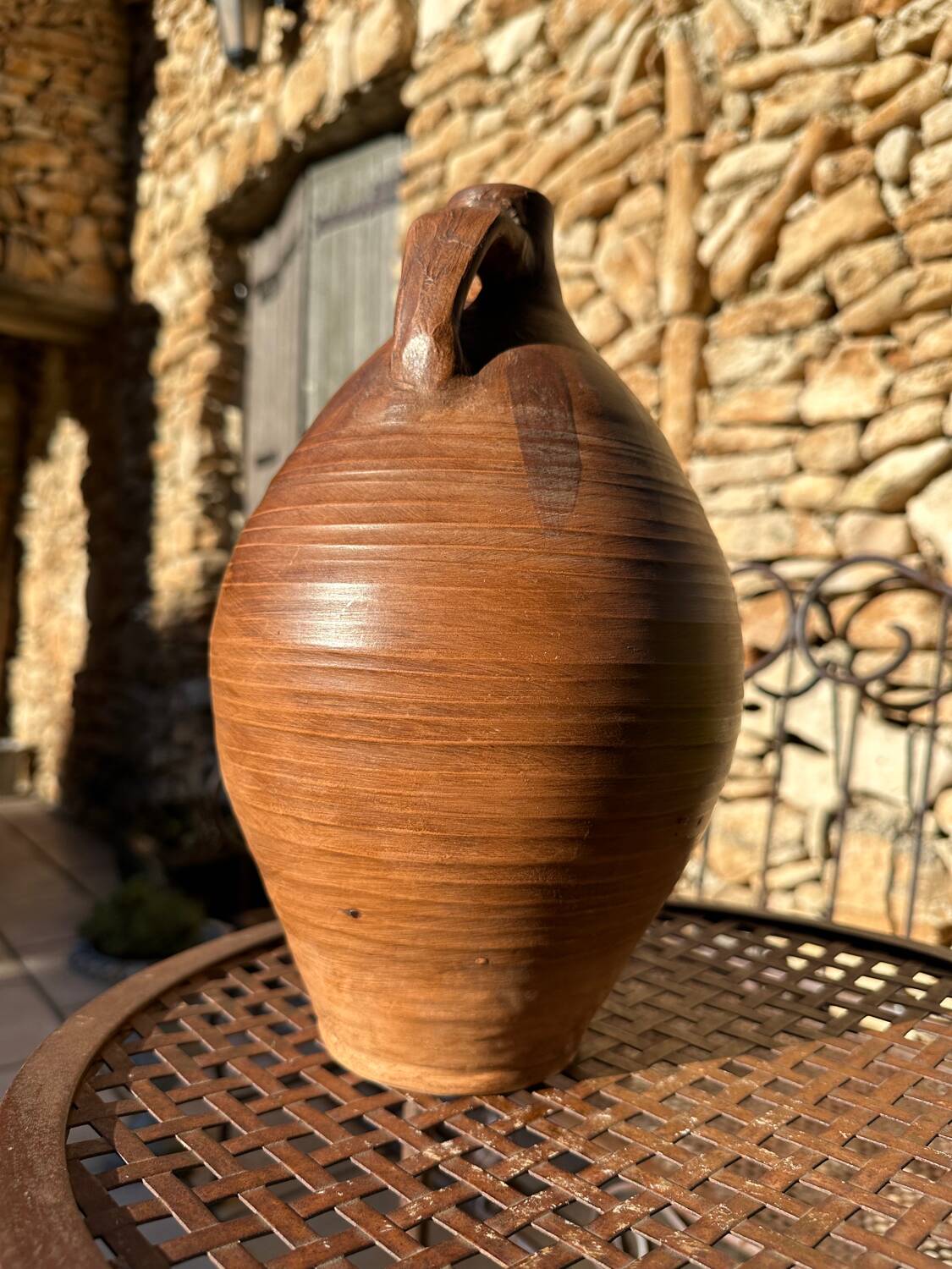 Terracotta jug