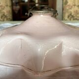 Suspension  opaline festonnée  vintage