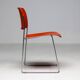 Chairs 40/4 by David Rowland - Red and Brown, Vintage 1970s, Made in the USA