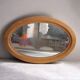 Vintage wooden wall mirror