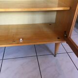 Scandinavian vintage bookcase display case