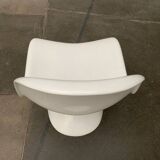 Panton side chairs from the mid-century by Verner Panton for Herman Miller, 1960s.