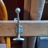 Wall-mounted coat rack with 5 hooks
