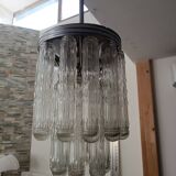 Set of Murano glass light fixtures by Venini 1970s