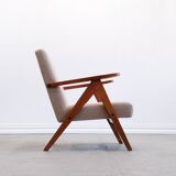 Mid Century Easy Chair Model B - 310 Var in Beige Boucle