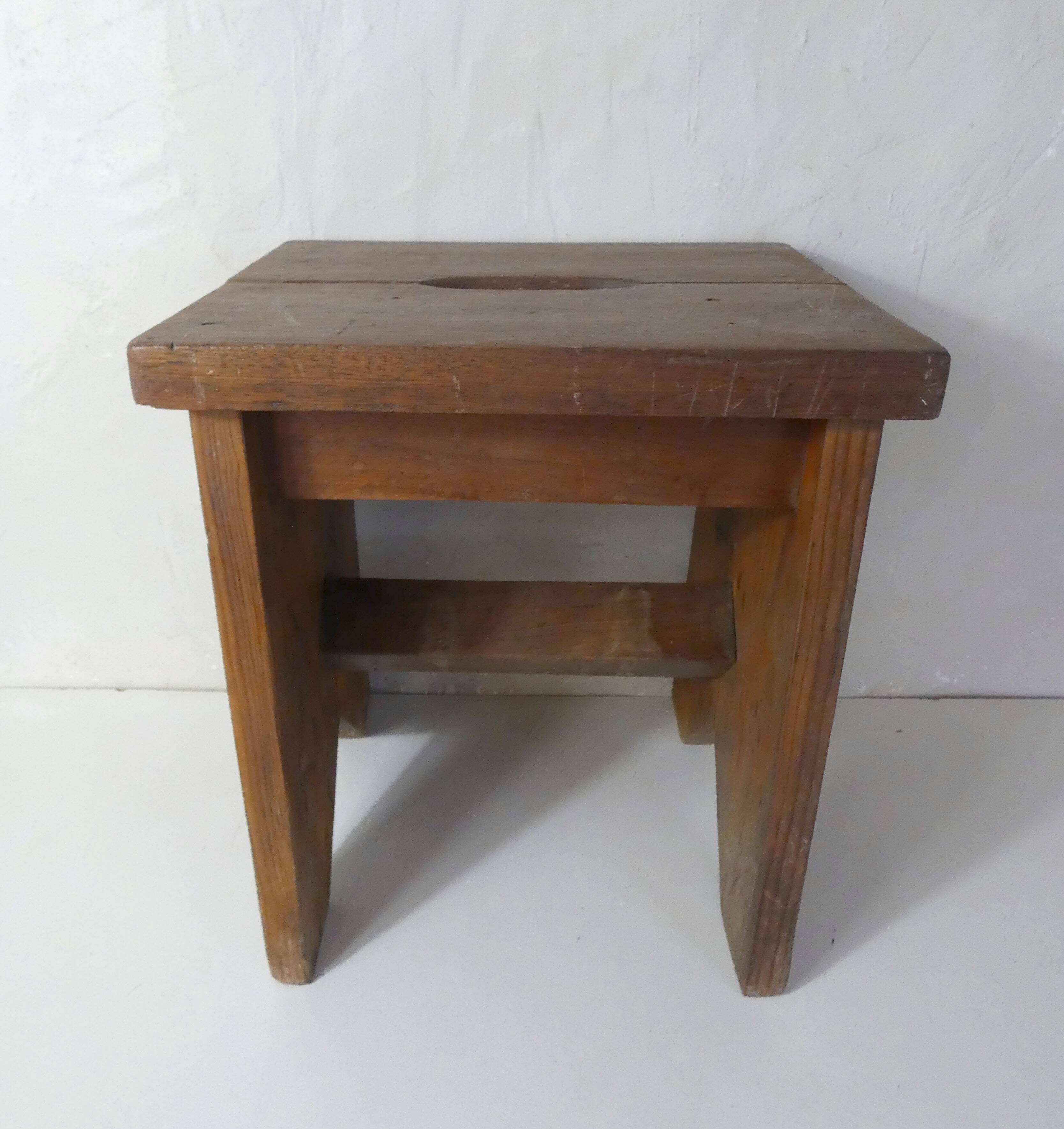 solid wood end table