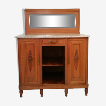 Low sideboard with mirror