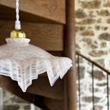 Suspension opaline vintage
