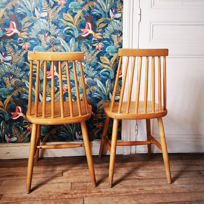 2 chaises "Stockholm" ikea