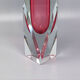 1960s Pink Vase By Flavio Poli. Made in Italy