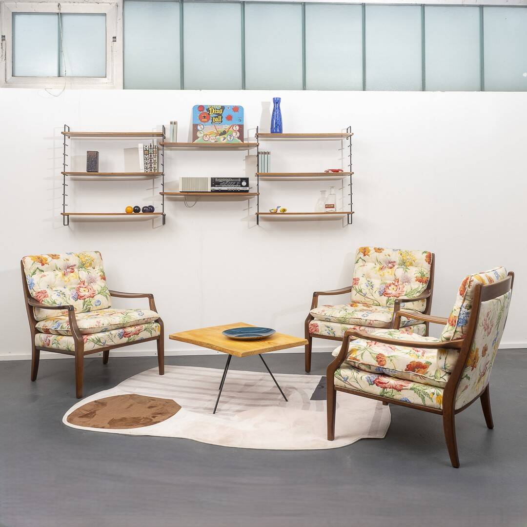 Fauteuil vintage années 60, restauré, trois disponibles