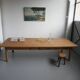 Large oak coffee table
