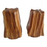 Vintage wooden salt and pepper shaker