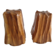 Vintage wooden salt and pepper shaker